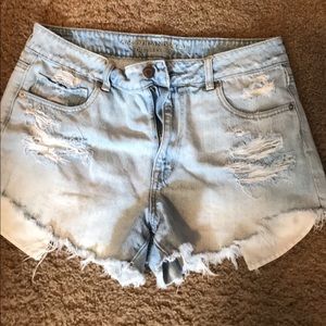 American eagle high waisted shorts